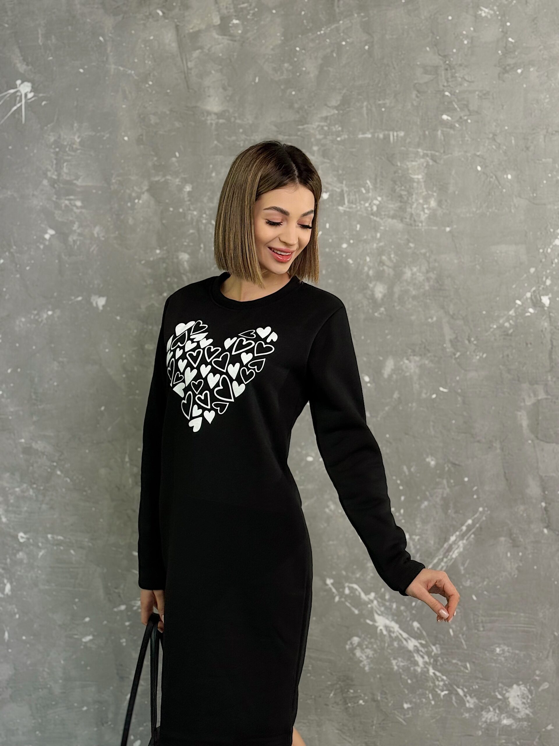 Тепла сукня з принтом - Зображення 6