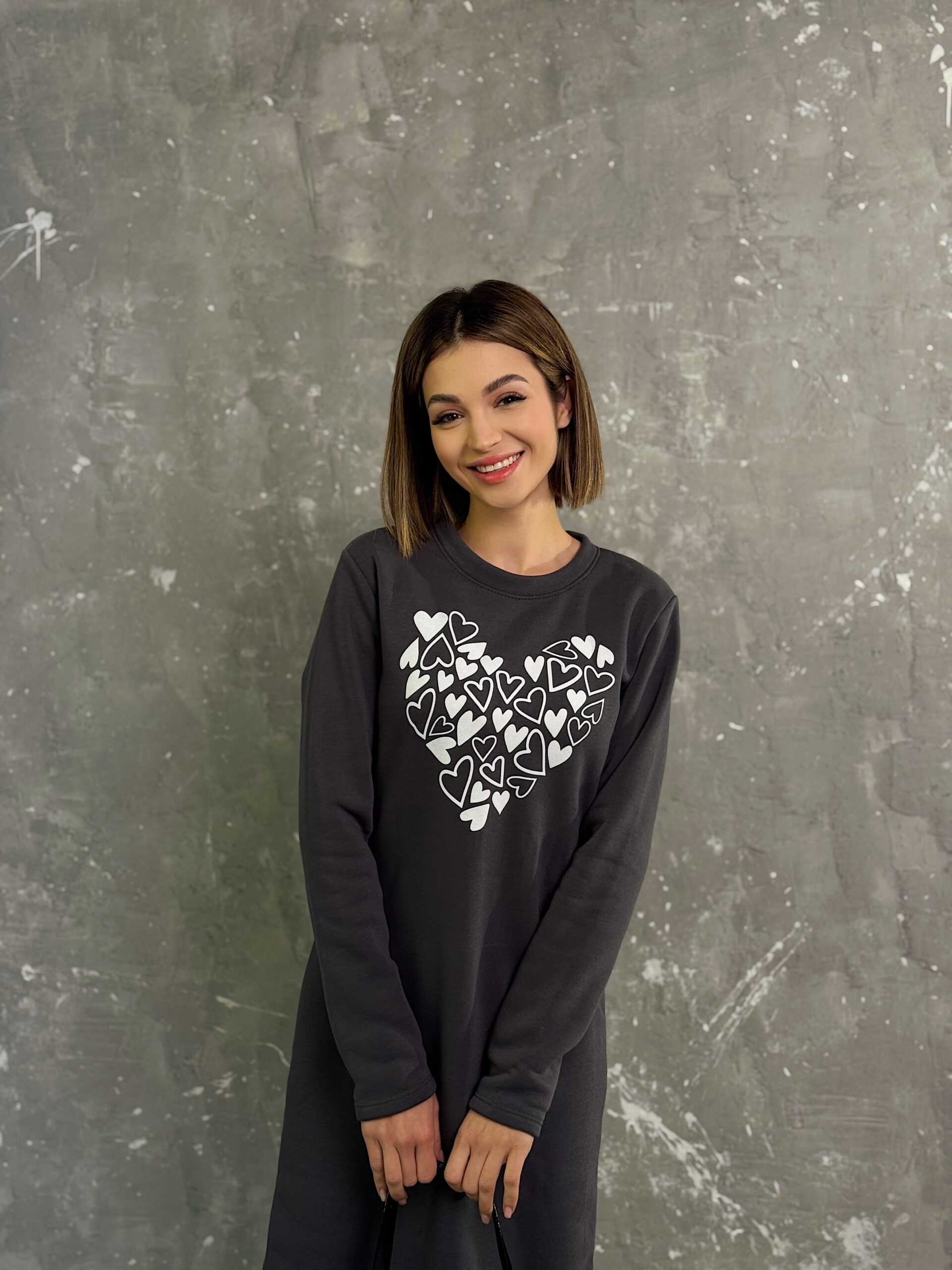 Тепла сукня з принтом - Зображення 10