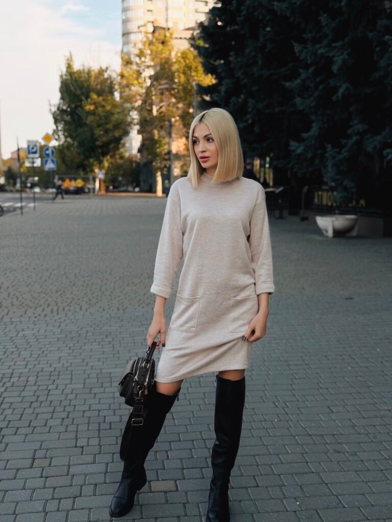 Тепла сукня з двосторонньої ангори