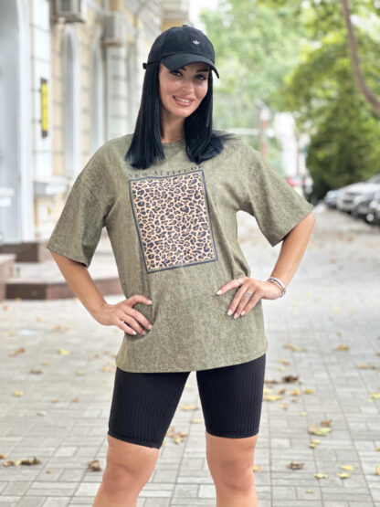 Літній жіночий комплект з велосипедками рубчик - Зображення 4
