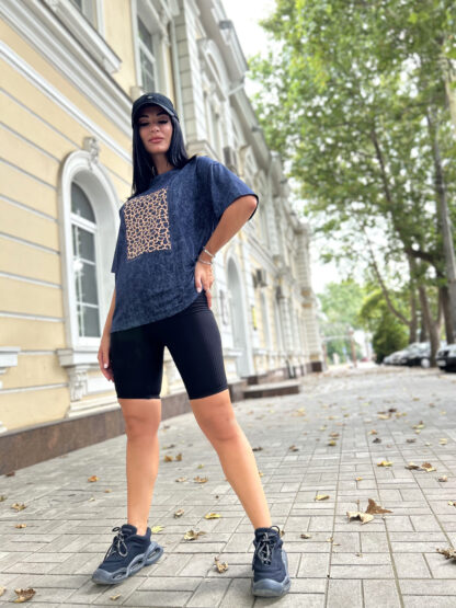 Літній жіночий комплект з велосипедками рубчик - Зображення 8