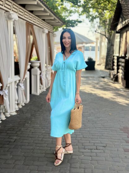 Довга муслінова сукня - Зображення 17