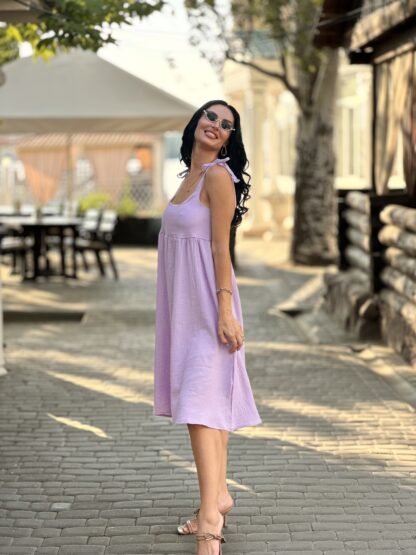 Сарафан із мусліна на бретельках - Зображення 15