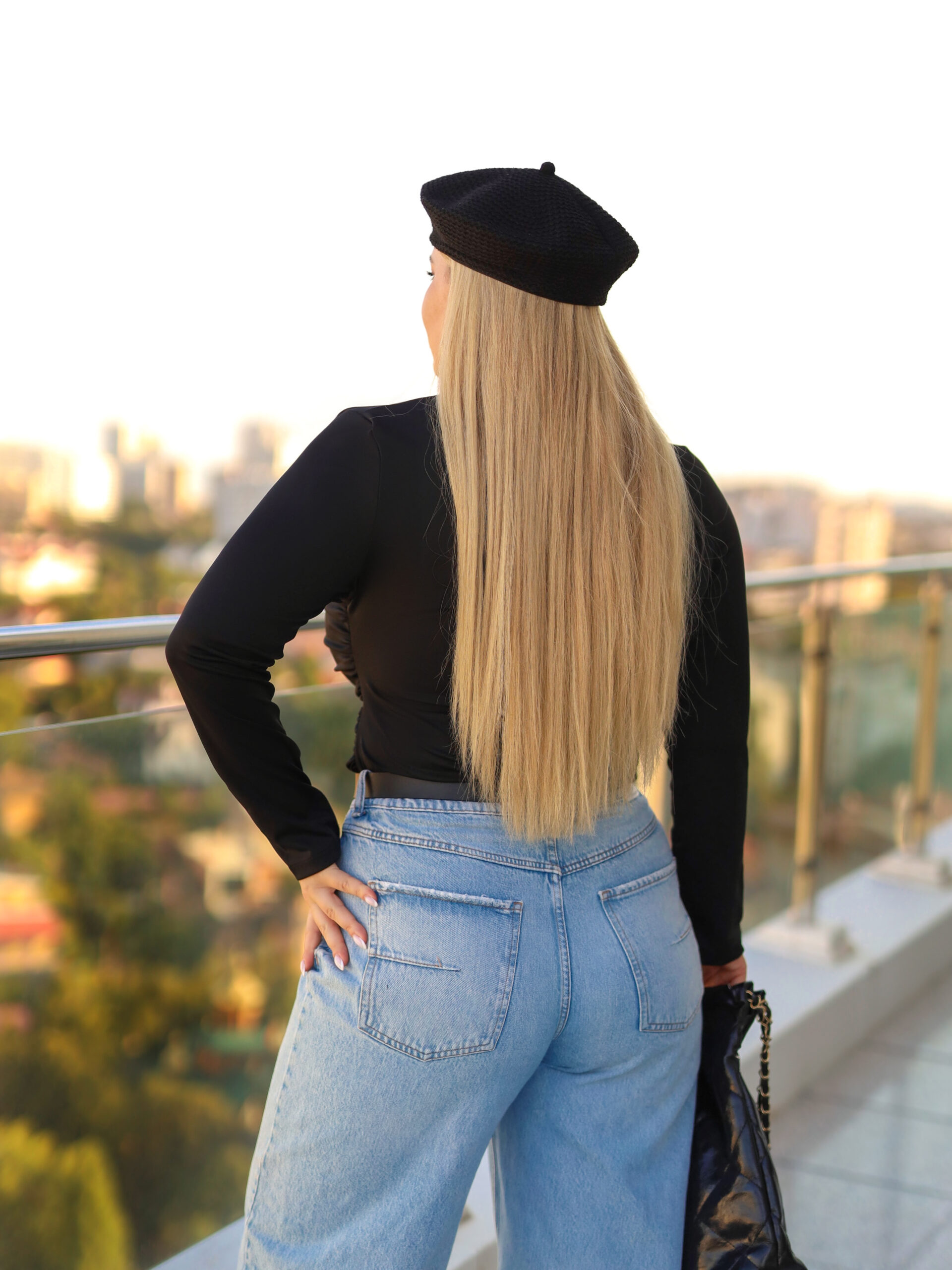 Базовий жіночий лонгслів з драпіруванням - Зображення 10