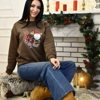 Світшот з новорічним принтом