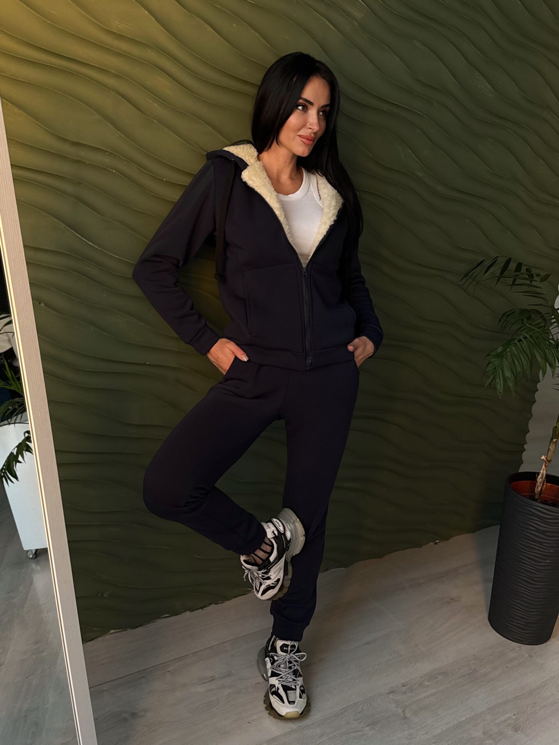 Зимовий спортивний костюм на хутрі - Зображення 7