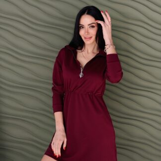 Трикотажна сукня оверсайз на кулісці