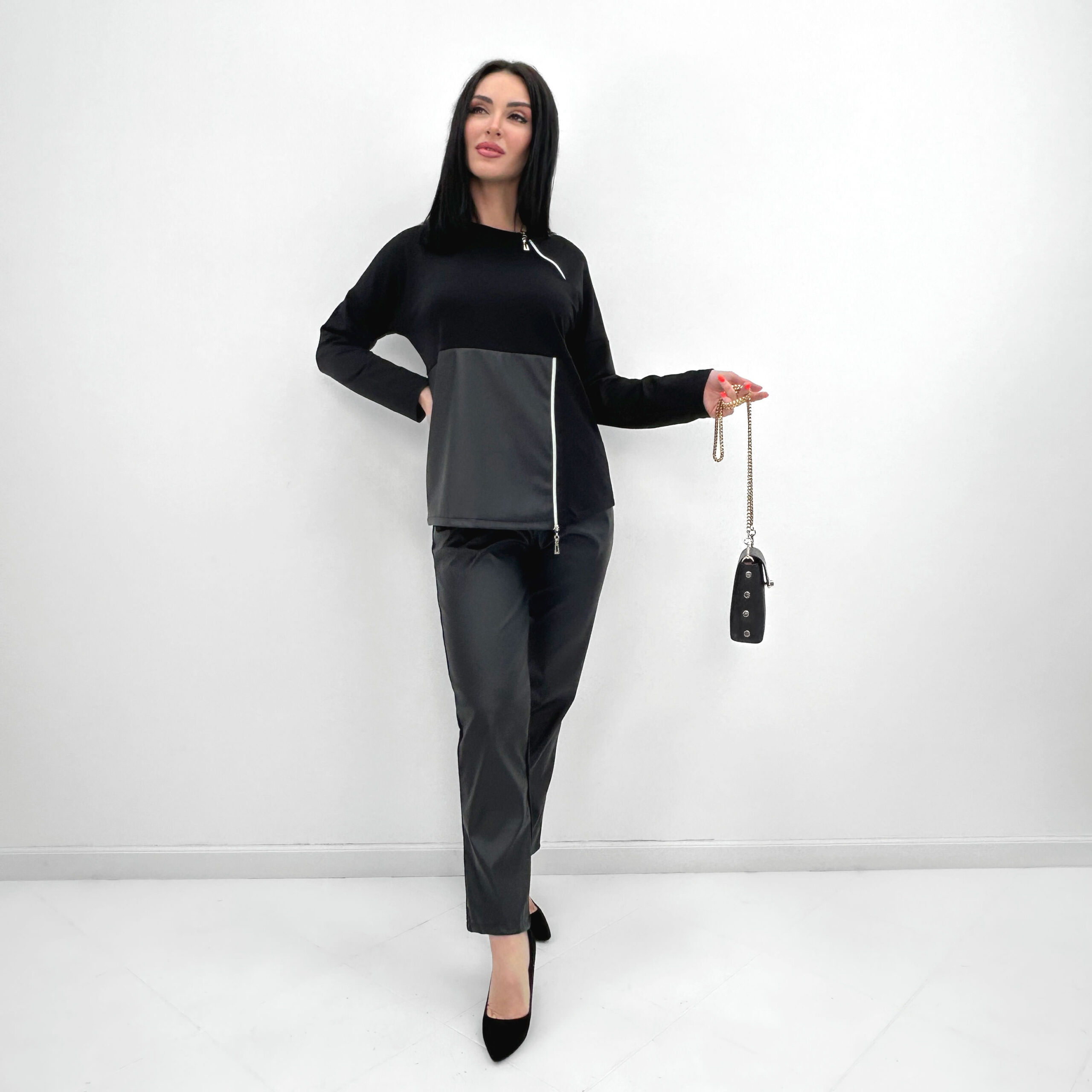 Повсякденний костюм з блискавками